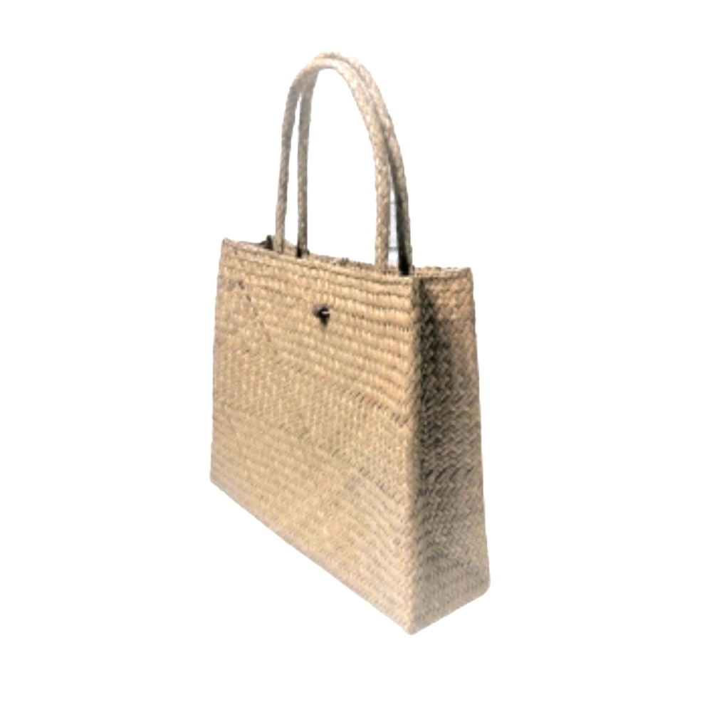 Raffia Tote Handbag Vegan Purse l - Picture 2 of 11